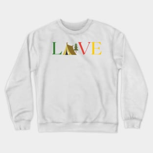 Love Camping Crewneck Sweatshirt